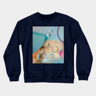 “Oil and Water - Teal & Pink” Crewneck Sweatshirt